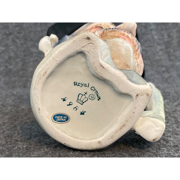 Royal Crown 4964 Toby Mug Lawyer Diploma Handle Graduate Cap Elderly Face Japan - Picture 10 of 10
